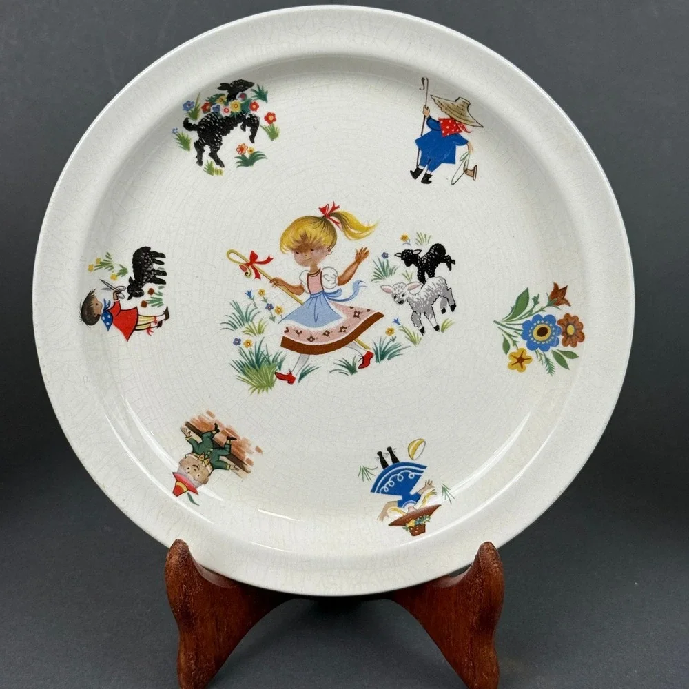 Arklow Pottery Willsgrove Ireland Childrens Dish Mixed‎ Lot Shepherd Boy Vintage